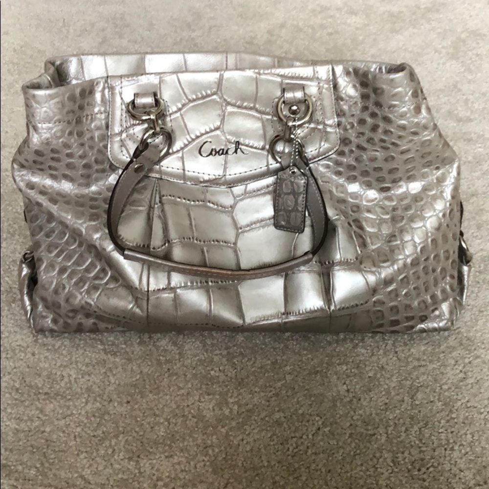 Authentic Coach Pebbled Leather Bag